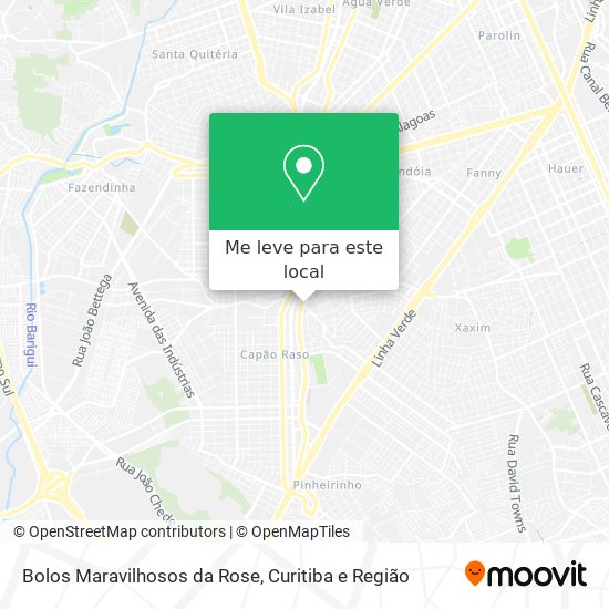 Bolos Maravilhosos da Rose mapa