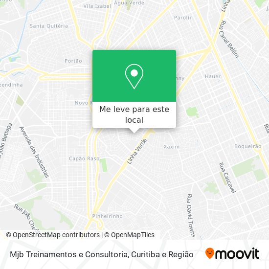 Mjb Treinamentos e Consultoria mapa
