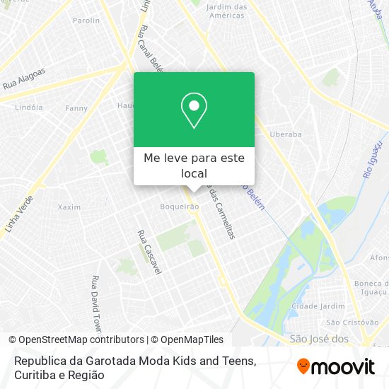 Republica da Garotada Moda Kids and Teens mapa