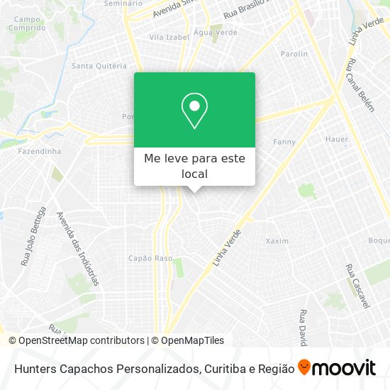 Hunters Capachos Personalizados mapa