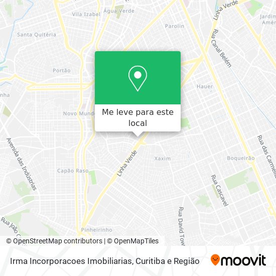 Irma Incorporacoes Imobiliarias mapa