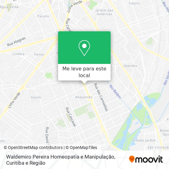 Waldemiro Pereira Homeopatia e Manipulação mapa