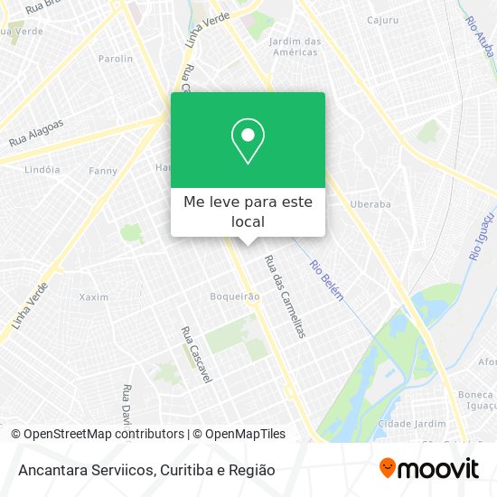 Ancantara Serviicos mapa