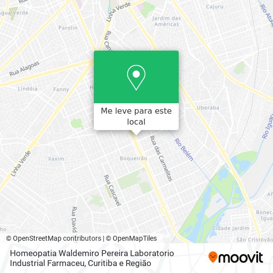 Homeopatia Waldemiro Pereira Laboratorio Industrial Farmaceu mapa