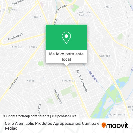 Celio Aiem Lolis Produtos Agropecuarios mapa
