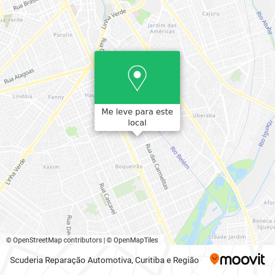 Scuderia Reparação Automotiva mapa