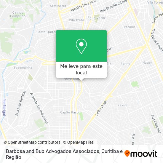 Barbosa and Bub Advogados Associados mapa