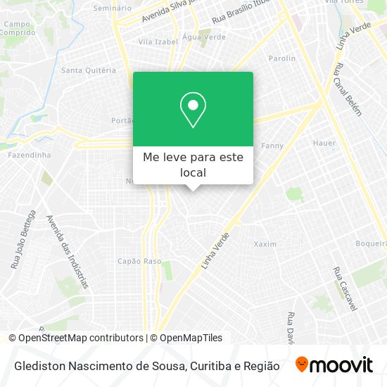Glediston Nascimento de Sousa mapa