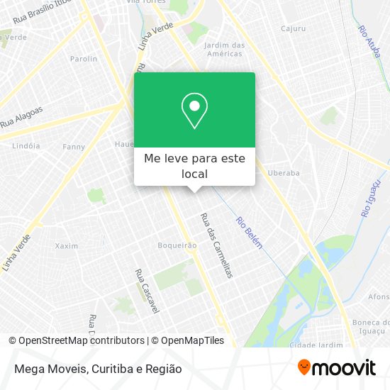 Mega Moveis mapa