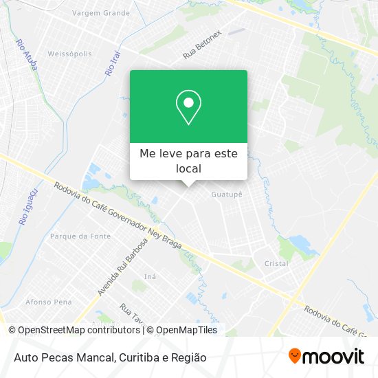 Auto Pecas Mancal mapa