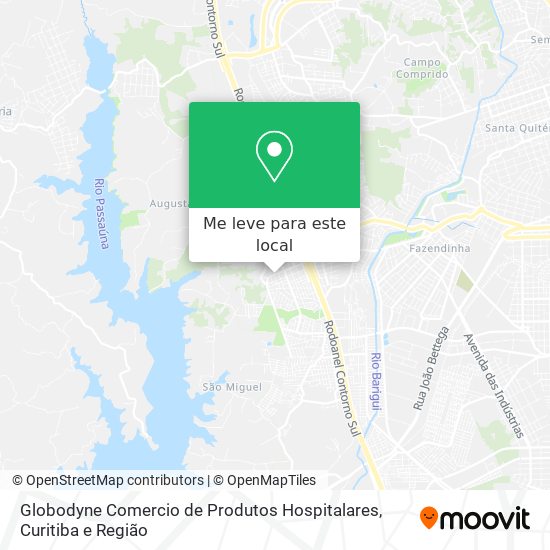 Globodyne Comercio de Produtos Hospitalares mapa