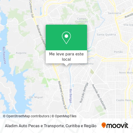 Aladim Auto Pecas e Transporte mapa