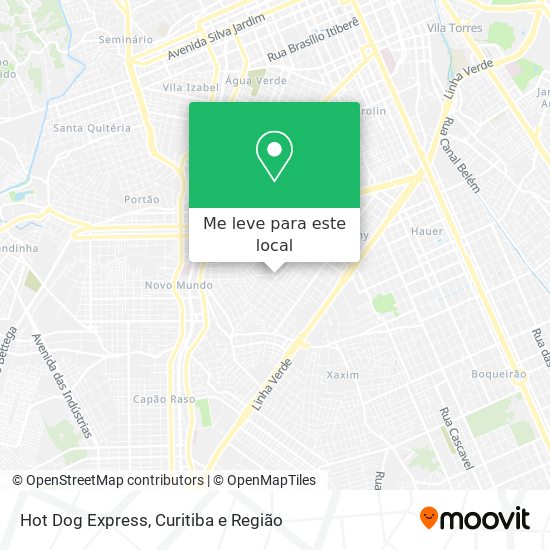 Hot Dog Express mapa
