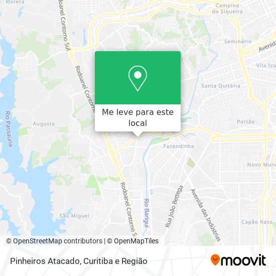 Pinheiros Atacado mapa