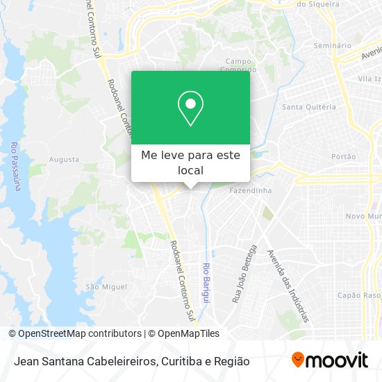 Jean Santana Cabeleireiros mapa