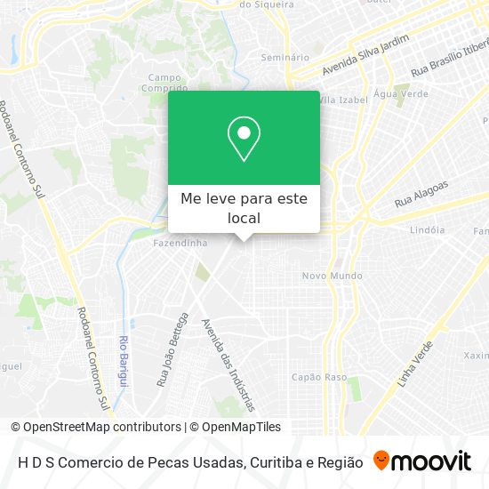 H D S Comercio de Pecas Usadas mapa