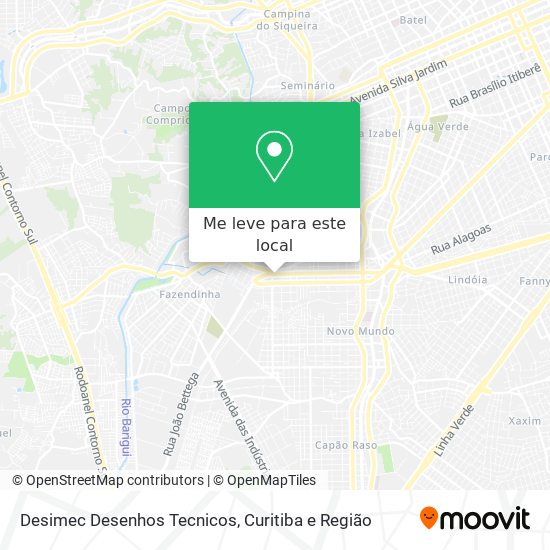 Desimec Desenhos Tecnicos mapa
