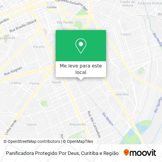 Panificadora Protegido Por Deus mapa