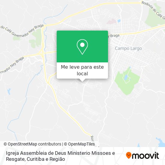 Igreja Assembleia de Deus Ministerio Missoes e Resgate mapa