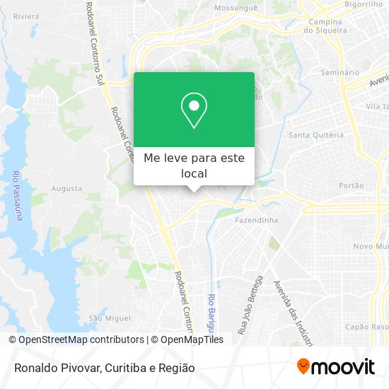 Ronaldo Pivovar mapa
