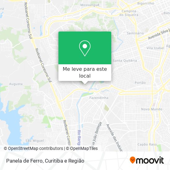 Panela de Ferro mapa