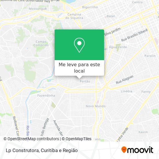 Lp Construtora mapa