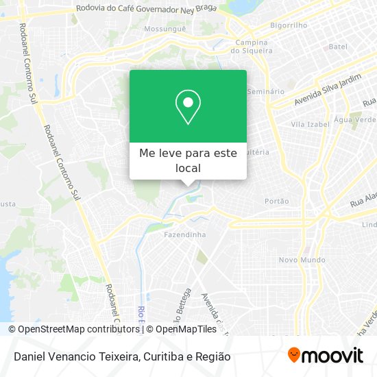 Daniel Venancio Teixeira mapa