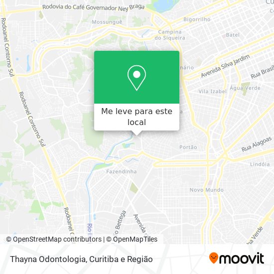 Thayna Odontologia mapa
