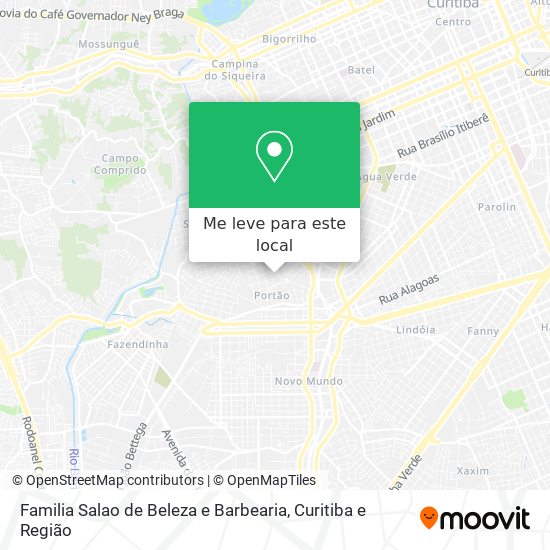 Familia Salao de Beleza e Barbearia mapa
