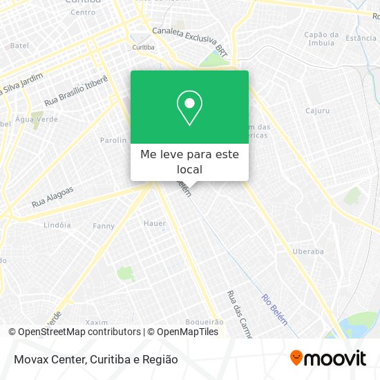 Movax Center mapa
