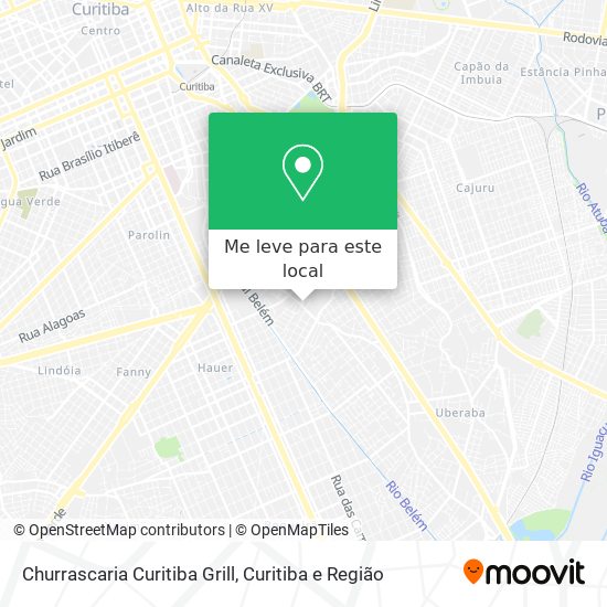 Churrascaria Curitiba Grill mapa