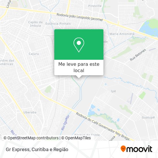 Gr Express mapa