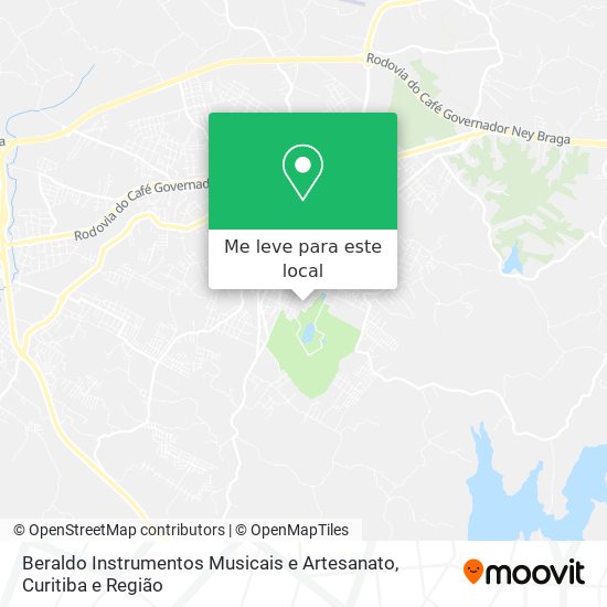 Beraldo Instrumentos Musicais e Artesanato mapa