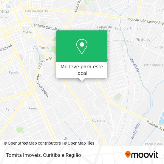 Tomita Imoveis mapa