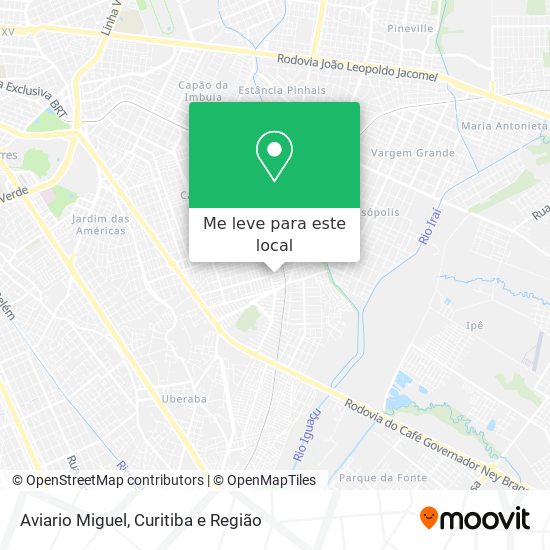 Aviario Miguel mapa