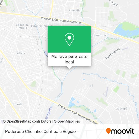 Poderoso Chefinho mapa