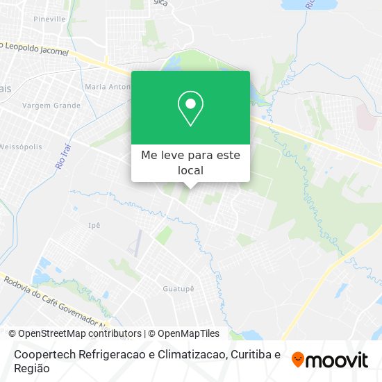 Coopertech Refrigeracao e Climatizacao mapa