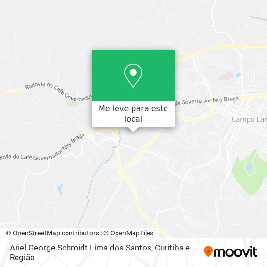 Ariel George Schmidt Lima dos Santos mapa