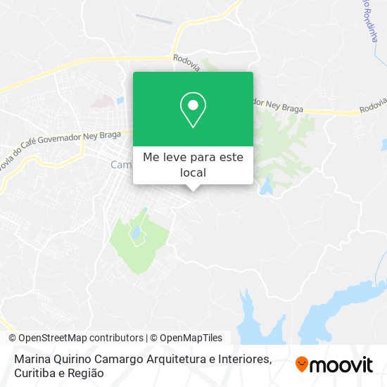 Marina Quirino Camargo Arquitetura e Interiores mapa