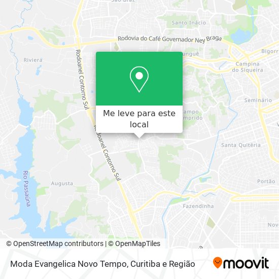 Moda Evangelica Novo Tempo mapa