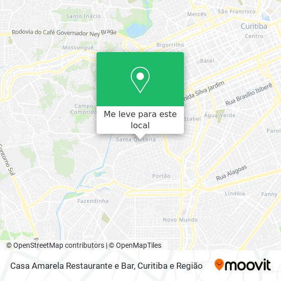 Casa Amarela Restaurante e Bar mapa