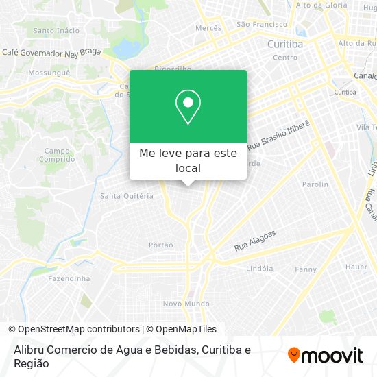 Alibru Comercio de Agua e Bebidas mapa