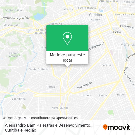 Alessandro Bam Palestras e Desenvolvimento mapa