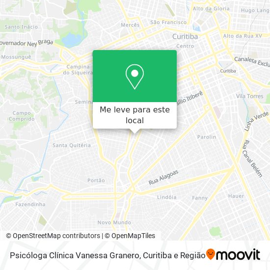 Psicóloga Clínica Vanessa Granero mapa