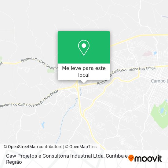 Caw Projetos e Consultoria Industrial Ltda mapa