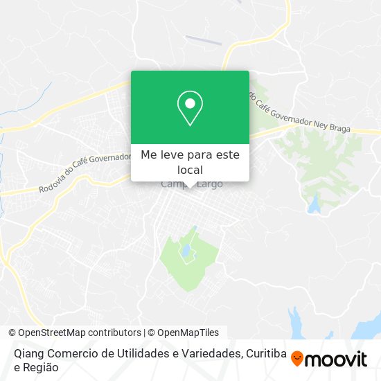 Qiang Comercio de Utilidades e Variedades mapa