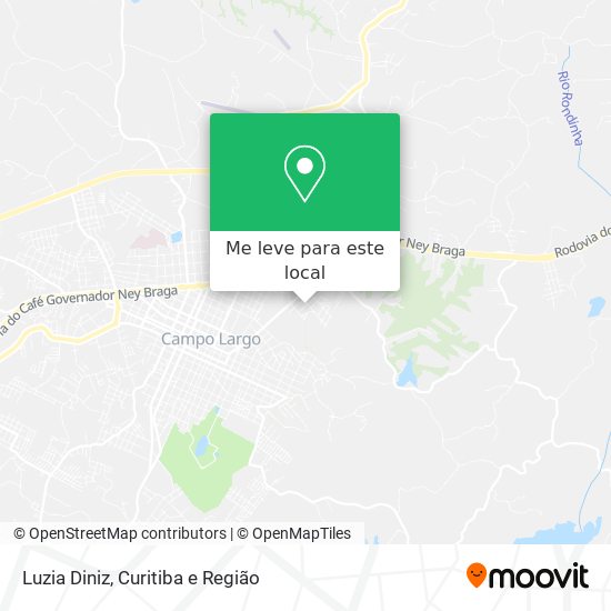 Luzia Diniz mapa