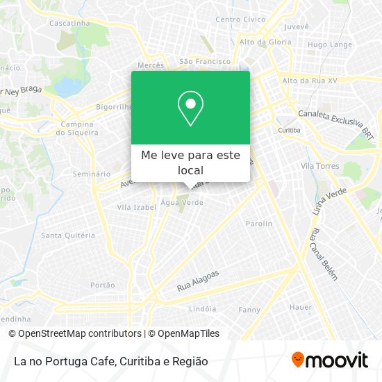 La no Portuga Cafe mapa