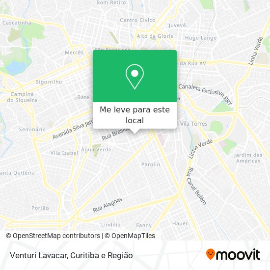 Venturi Lavacar mapa