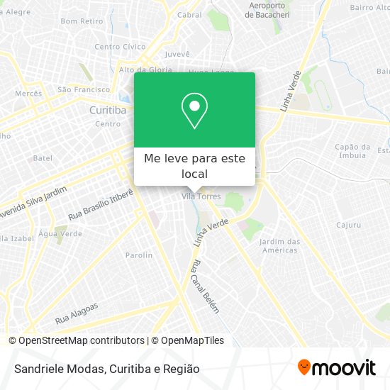 Sandriele Modas mapa